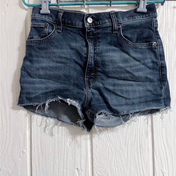 Abercrombie & Fitch Pants - Dark Blue Jean Shorts